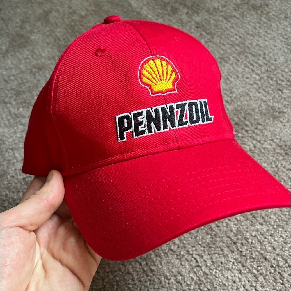 VTG 00’s Shell Pennzoil Red Racing Cap - Picture 2 of 4